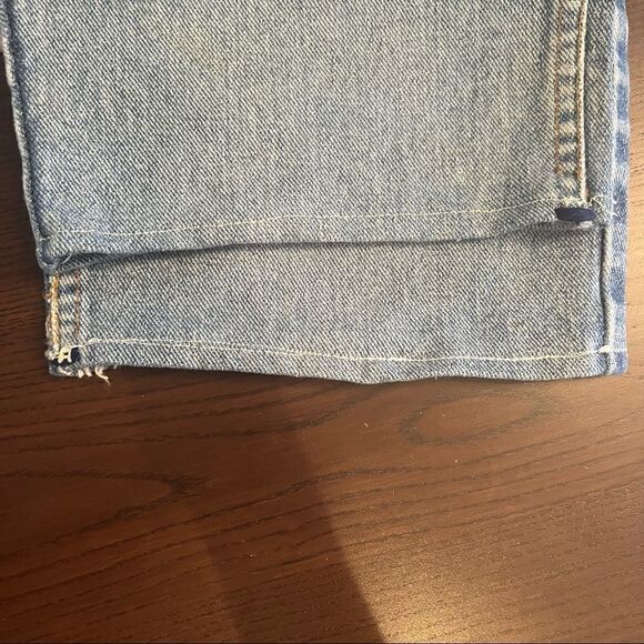 Vintage Nevada Light Wash 100% Cotton Cropped Jeans 38 - Picture 11 of 11
